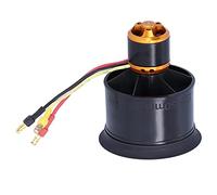 Acouto QXMOTOR QF261150 Mm Motore Senza Spazzole 34s con Ventola Condotta a 12 Pale per Elicottero Piano RC Elaboralo Composto e Hig QX - Motorqx Brushless (3300KV in senso antiorario)