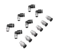 Acouto Raccordo a Innesto Rapido 1/4in NPT, Set da 24 Pezzi | Design semplice da inserire, affidabile per 145 PSI, ideale per spazi ristretti