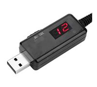 Acouto Router Cavo Boost USB a CC Convertitore di Tensione Step Up Display 9 V/12 V L'uso dell'interruttore Progettato può Produrre qualità in Uscita 1 Si Sceglie il Componente Alto Al
