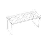 Acouto Scaffale da Appoggio Impilabile, Armadio, Armadio, Multifunzionale, Conciso, per, Scaffale per Riporre gli Oggetti, Piccolo per il Bagno, Dispensa, con un Robusto Contenitore Impilabile (S)