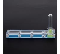 Acouto Scatola per Allevamento di Formiche in Acrilico, Costruzione in Acrilico, Torre dell'acqua Idratante, Formicaio Educativo per Bambini e Amici, 14x2,2x7,5 Cm (nido blu)