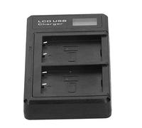 Acouto Schermata LCD Schermata Batteria di Litio Base di Ricarica Doppio USB per NPW126 Un Metodo di Auto Trasmettitori Alimentati Al Telefono ecc.