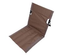Acouto Sedia da Pavimento in Spiaggia con Supporto Posteriore Pieghevole Portatile Sedia da Campeggio Traspirante per la Pesca all'aperto OD Verde Altre attività Alloggia (BROWN)