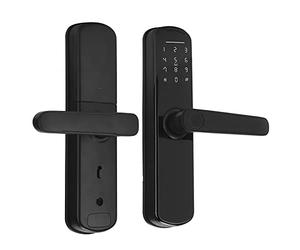 Acouto Serratura per Impronte Digitali con Chiave Meccanica Ingresso di Sicurezza in Lega di Alluminio per Ufficio La Testa del Dormitorio Ha il Riconoscimento LockFingerprint Door LockCard Door