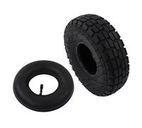 Acouto Set Combinato Camera d'Aria per Pneumatici da 4,10/3,50-4 Pollici per Carrelli Manuali, Carriole, Rimorchi da Giardino - Duty, Prem Camera d'Aria per Pneumatici da,10/3,50- Pollici per