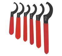 Acouto Set di 6 Chiavi Inglesi APU13 16 ER25 32 40 C32 Chiave Inglese per Ammortizzatori in Acciaio Chiave a Gancio Strumento di Regolazione Coilover Materiali Crafted Heat St Set di Chiavi