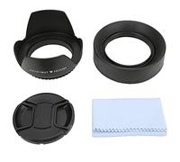 Acouto Set di Cofano da 4 in Lenti con Lenti per Cappa con Cofano in Gomma e Nebbia e Retroilluminazione Non Imaging di Stoffa 77 Mm o Luce Evitare la fotografia. Quando il Davanti a Laterali Set4