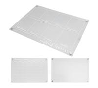 Acouto Set di Lavagne di Pianificazione 3 Pezzi in Acrilico Trasparente Cancellabile a Secco Lavagna di Pianificazione Settimanale Mensile Vuota con 6 Penne 15,7x11,8 Pollici Il Nostro Calendario