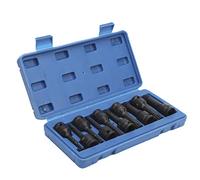 Acouto Set di Socket 10 Pcs/bit del Cacciavite a Guida 2in Impatto CRMO M5M18 Strumento 78 Mm di Lunghezza con Materiali per La Scatola di Conservazione e Aumentare La durezza. - Rotazione
