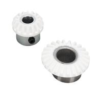 Acouto Set Ingranaggi Conici Verticali 155819 319695 Adatti per Parti di Ricambio per Macchine da Cucire Domestiche Strumenti per la Risoluzione di Ingranaggi Conici Verticali per Macchine da Cucire