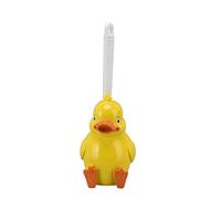 Acouto Spazzola per la Spazzola per Toilette per Anatra Gialla Carina, Design per Animali Cartone Animato Pennello per il Bagno di Pulizia Profonda con Base, Ottimo di Riscaldamento