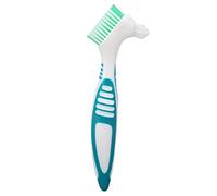 Acouto Spazzola per Protesi, Efficace Strumento di Pulizia per Denti Finti con Cemento Plastico, Rimozione della Placca Al 99% per Utenti di Protesi Parziali e Totali