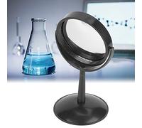 Acouto Specchio Riflettente in Vetro Concavo Alto Trasparente da 10 Cm con Supporto per l'apprendimento Ottico e l'osservazione del Vialetto Vista Chiara Design Resistente Alle Cadute per Bambini