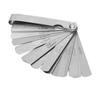 Acouto Spessimetro 26 Lame 0,04-0,63 Mm Strumento di Misurazione in Acciaio Inossidabile per Progetti Materiale Spessimetro in Acciaio Inossidabile Strumento di Misurazione Lame