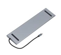 Acouto Stazione Docking Hub 12 in 100W Fast Charging Tipo C Docking Station per il Design Office USB L'Hub e Plug Stitazione Adattatore MultiPort Adattatore Hublaptop