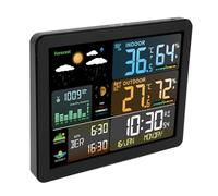 Acouto Stazione Meteorologica Wireless con Display a Colori Termometro Digitale Interno Ed Esterno e Monitor di umidità, Fase Lunare e Previsioni Meteorologiche (18,73 once)