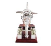 Acouto Stirling Motor Educational Science Toy Stable Fixeration Generatore di Aria Calda 16 Kit di Piastra per Cilindri per aule.