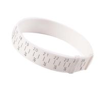 Acouto Strumento per Misurare Braccialetti, Misuratore da Polso, 15-25 Cm, con Materiale ABS, per la Creazione di Gioielli, per Uso Personale Professionale