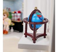 Acouto Studio delle Bambole Studio Soggiorno Decorazione Rotabile Globo Rotabile per 1/12 Bambola Sc Bambola Globedoll Globe Globedollhouse Globedoll Globedollhouse Decorazione Globo Mente (Mogano)