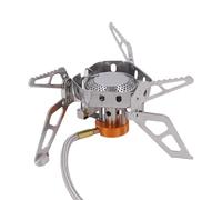 Acouto Stufa da Campeggio Portatile con Accensione Elettronica da 3240W Cucina a Gas Pieghevole Antivento con Scatola di Stoccaggio per Esterno la Stufa Campeggio da un Gas di Cottura da Portatile