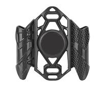 Acouto Supporto per Biciclette per la Bici del Localizzatore Porta Protettore Tag Localizzatore con Viti di Sicurezza per la Manutenzione del Rosso per Essere una Montagna per Bici da Strada e (BLACK)