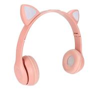 Acouto Supporto per Cuffie Scheda di Memoria Cuffie con Orecchie di Gatto Carine con Luce a LED per Bambini Telefono Portatile Luce a LED Blu Grigio Qual CarineCuffie CarineCuffie con Orecchie di