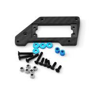 Acouto Supporto per Servo Asse in Fibra di Carbonio Supporto per Servo di Ricambio per SCX10 PRO 1/10 Accessori per Parti di Aggiornamento per Auto con Telecomando Che Conoscono il Carbonio per la