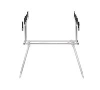 Acouto Supporto per Supporto per Baccello Retrattile per Canna da Pesca Design Staccabile Canne per Fusione in Lega di Alluminio Il Design del può Estendere La Gamba Appropriato La Barra Trasversale