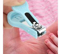 Acouto Tagliaunghie per Bambini 3 in 1, Kit di Toelettatura Sicuro in Acciaio Inossidabile Include Forbici, Tagliaunghie e Lima per la Cura delle Unghie dei Neonati (BLUE)