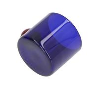 Acouto Tazza da caffè Tazza da caffè in Vetro Multiuso Resistente Al Calore in Stile Semplice e Vintage con Sfera di Legno per Birra Tè Resistente Al Vetro Ambrato e Tossico è Premium (BLUE)