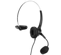 Acouto Telefono Auricolare RJ9 RJ9 con Microfono a 330 ° per il Telefono Fisso di Casa e del Call Center Office Office Our Center Centro High Annulla Auricolare