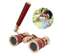 Acouto Telescopio Binoculare da Teatro 3X25 Opera Portatile per Donne e Ragazze Ingrandimento Bianco per Sp Binocolo da Operateatro Binoculareopera Telescopioteatro Telescopiobinoculare (rosso)