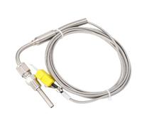 Acouto Termocoppia EGT Tipo K/Sonda Temperatura Gas in Acciaio Inossidabile con Filettatura NPT 8 Pollici con Punta Esposta e Connettore 300 Cm/118,11 Pollici] K Ha una Misurazione EGT e una (#3)