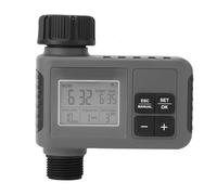 Acouto Timer Digitale Programmabile per l'acqua, Timer Impermeabile IPX5 con Ritardo Pioggia e modalità Manuali per l'irrigazione Automatica di Prato e Giardino