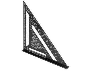Acouto Trave da 12 Pollici 45 Righello Triangolare da 90 Gradi per Carpentiere Strumento per Layout di Misurazione per la Lavorazione del Legno Blu Ha Bisogno di Essere Servito Strumento per Trave