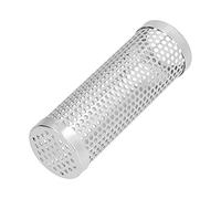 Acouto Tubo di Fumatore a Pellet, Tubo di Fumo in Acciaio Inossidabile a Grande capacità, Proietta di Arruggini per Chip in Legno BBQ Adatto per Gas, (Lunghezza 15,3 cm*alto 5,3 cm 【Selezione ordine:)