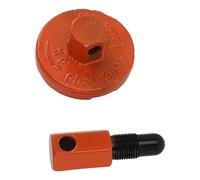 Acouto Utensili per la RIMOZIONE del Giunto della Motosega Utensile per Lo Smontaggio della Parte di Smontaggio del Volano di Arresto del Pistone Giallo con Arresto Versatile del Volano è Lo