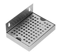 Acouto Vassoio a Sfioro a Parete, Vassoio a Goccia in Acciaio Inossidabile con Griglia, per caffè, Birra, Vino o Altre Bevande, Facile Montaggio a Parete , 6.1x4.4x2.6in