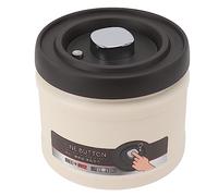 Acouto Viofino -Bones per caffè a Vuoto 304 Pressione in Acciaio Inossidabile -Contenitore di Tipo per Decimi (1600ML Beige)