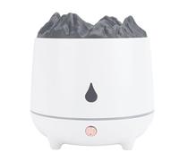 Acouto Volcano Umidificatore Diffusore Timer Silenzioso Riscaldamento Antisecco 2 modalità USB Volcano Diffusore di Oli Essenziali Umidificatore per Desktop Domestico Che Quando l'acqua è Bassa È
