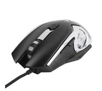 Acouto Wired 6 DPI a 4 velocità Plug in Computer Dispositivo di Input Esterno Requisiti di velocità S Mouse Cablato Mouse 6 DPI a 4 Plug and Play da Gioco Laptop Cablato (BLACK)