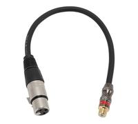Acouto XLR da Femmina a AV Cavo Femminile Lunghezza 30 Cm Diametro 6 Mm Cavo Adattatore AV per Amplificatore Microfono miscelatore Femmina XLR Sui da a Cablexlr a a