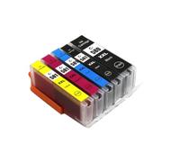 AcqjEYdoX Cartuccia d'inchiostro PGI-580 CLI-581 PGI 580 CLI 581XXL compatibile con TS705 TR7550 TR8550 TS6150 TS8150 TS9150 TS9155(5pcs)