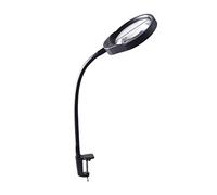 Acqua 10x con morsetto di supporto per luce a LED Cabricho a braccio oscillante altamente regolabile Glasias di ingrandimento per leggere Compiti di lavoro chiuso Hobbies Cucire Riparazione