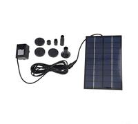 Acqua a energia solare da 2,8 W per laghetti da giardino e fontane ornamentali - Direct Drive, flusso regolabile, design in plastica resistente alle intemperie, no Wi
