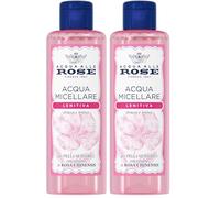 Acqua alle Rose Acqua Micellare Lenitiva per Pelli Sensibili, 200ml (Confezione da 2)