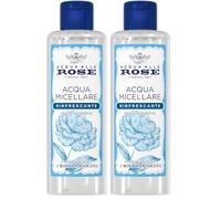 Acqua alle Rose, Acqua Micellare Rinfrescante per Tutti i Tipi di Pelle, Strucca e Deterge Viso, Occhi e Labbra, con Acqua Distillata di Rosa Damascena per Rivitalizzare, Senza Risciacquo, 200 ml