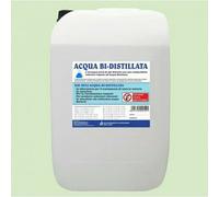 ACQUA BIDISTILLATA KG 20 LT 17,9 NETTO IN TANICA ACCATASTABILE