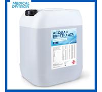 Acqua Bidistillata per uso clinico ed industriale tanica 25 litri - autoclave