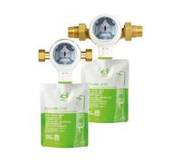 Acqua Brevetti MiniDUE OTTONE Pompa Dosatrice Volumetrica Con Sacca per ACQUASIL 2/15® - Attacchi 3/4" M- Cod. PM111